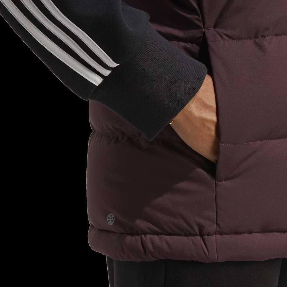 Adidas Pūkinė Liemenė Moterims W Helionic Vest Bordo HE1456