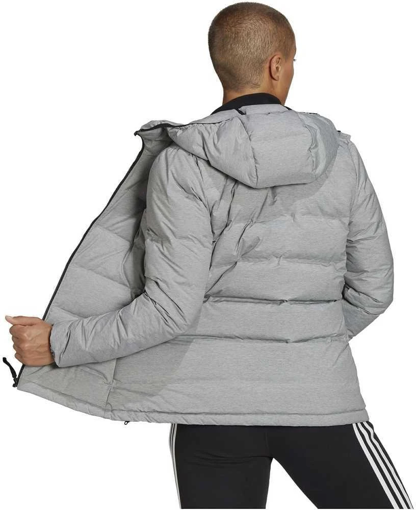Adidas Pūkinė Striukė Moterims W Helionic Mel Pilkas H59835