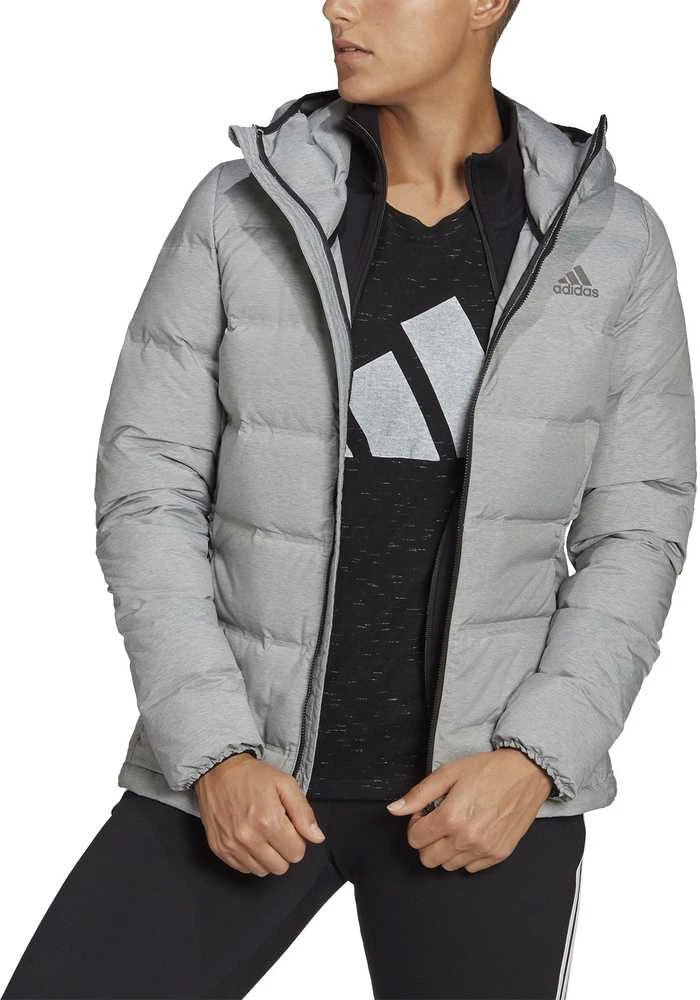 Adidas Pūkinė Striukė Moterims W Helionic Mel Pilkas H59835