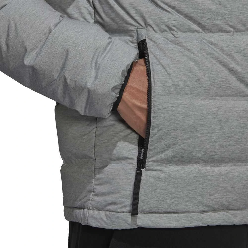 Adidas Pūkinė Striukė Vyrams Helionic Mel Pilkas H59836