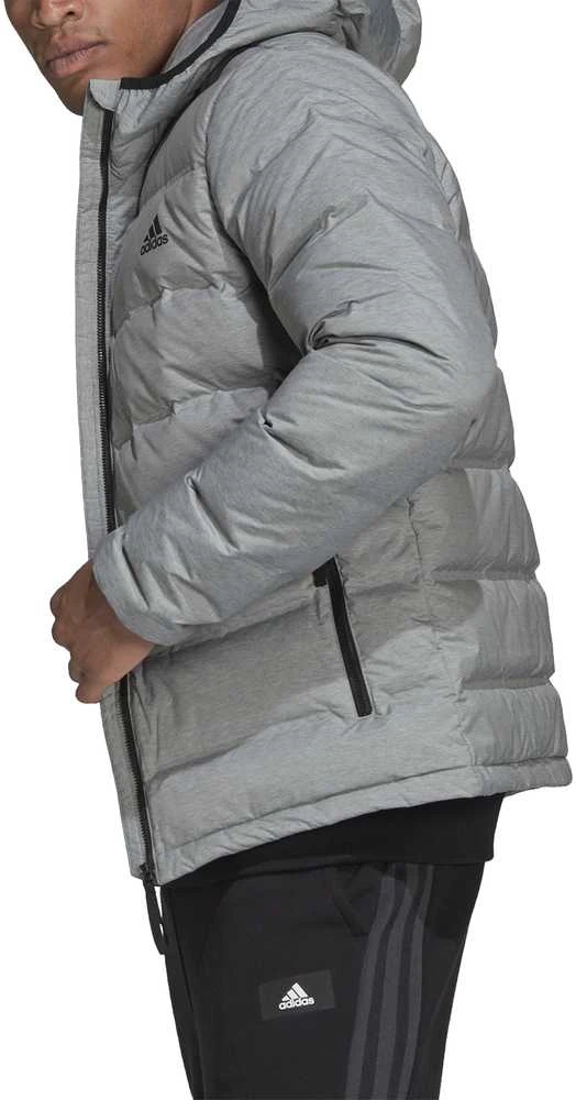 Adidas Pūkinė Striukė Vyrams Helionic Mel Pilkas H59836