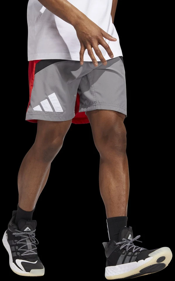 Adidas Šortai Vyrams Galaxy Short Pilkas Raudona HE2902