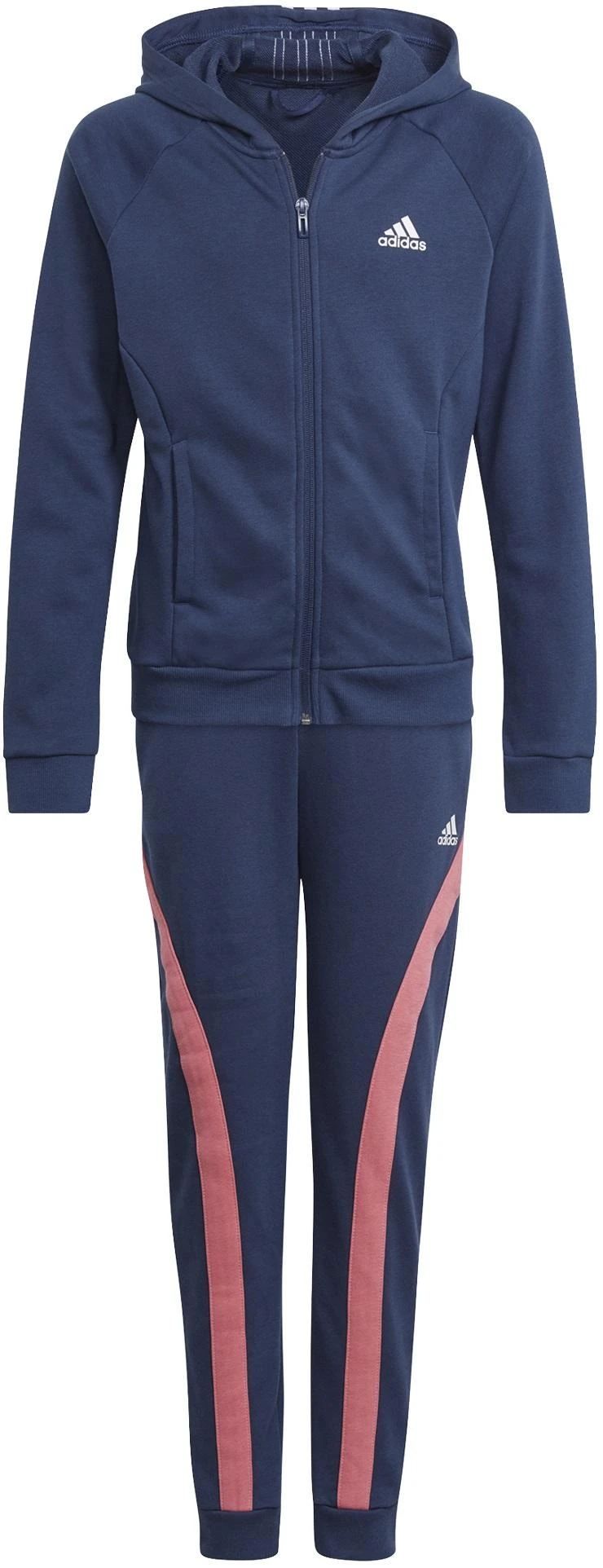 Adidas Sportinis Kostiumas Mergaitėms G Hooded Co Ts Mėlyna GM8930