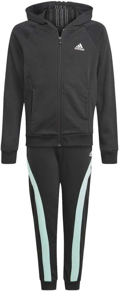 Adidas Sportinis Kostiumas Mergaitėms G Hooded Co Ts Juodas GN5509
