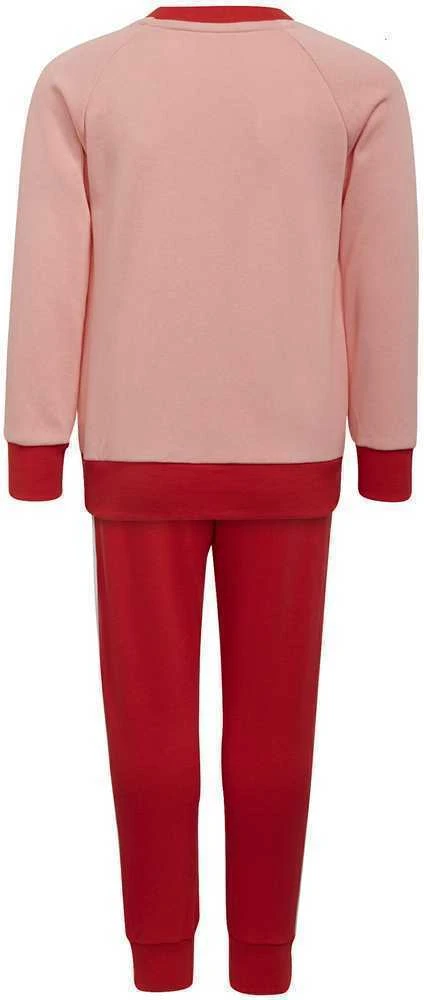Adidas Sportinis Kostiumas Mergaitėms Lk Logo Jog Set Raudona Rožinė H65799