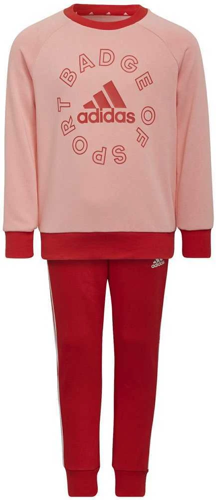 Adidas Sportinis Kostiumas Mergaitėms Lk Logo Jog Set Raudona Rožinė H65799