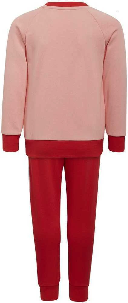 Adidas Sportinis Kostiumas Mergaitėms Lk Logo Jog Set Raudona Rožinė H65799