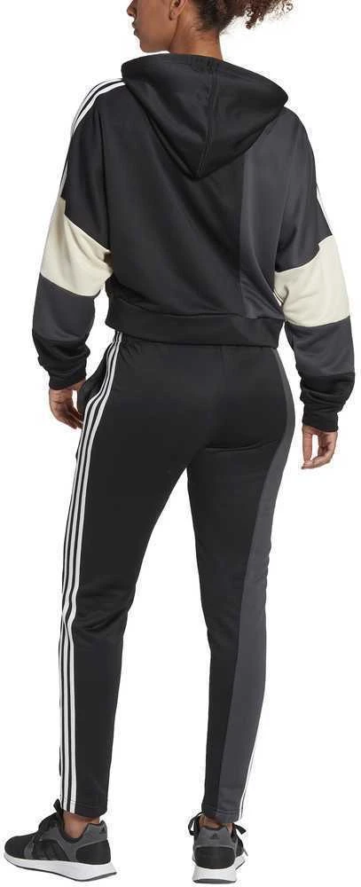Adidas Sportinis Kostiumas Moterims W Bold Block Ts Juodas HK0462