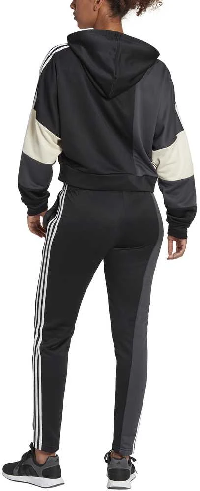 Adidas Sportinis Kostiumas Moterims W Bold Block Ts Juodas HK0462