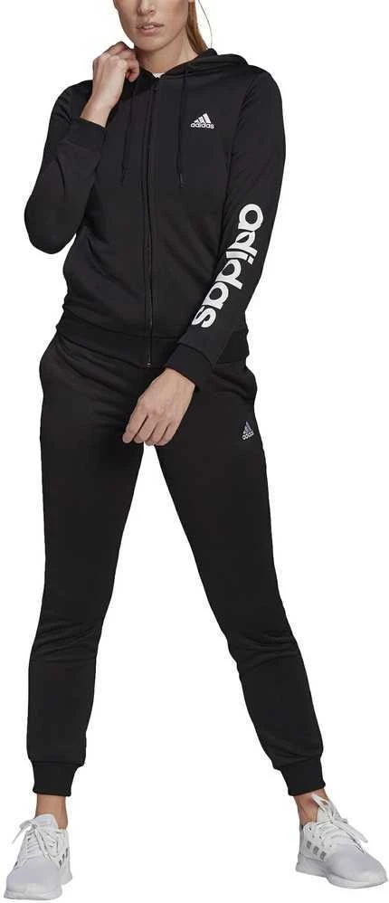 Adidas Sportinis Kostiumas Moterims W Lin Ft Ts Juodas GM5575