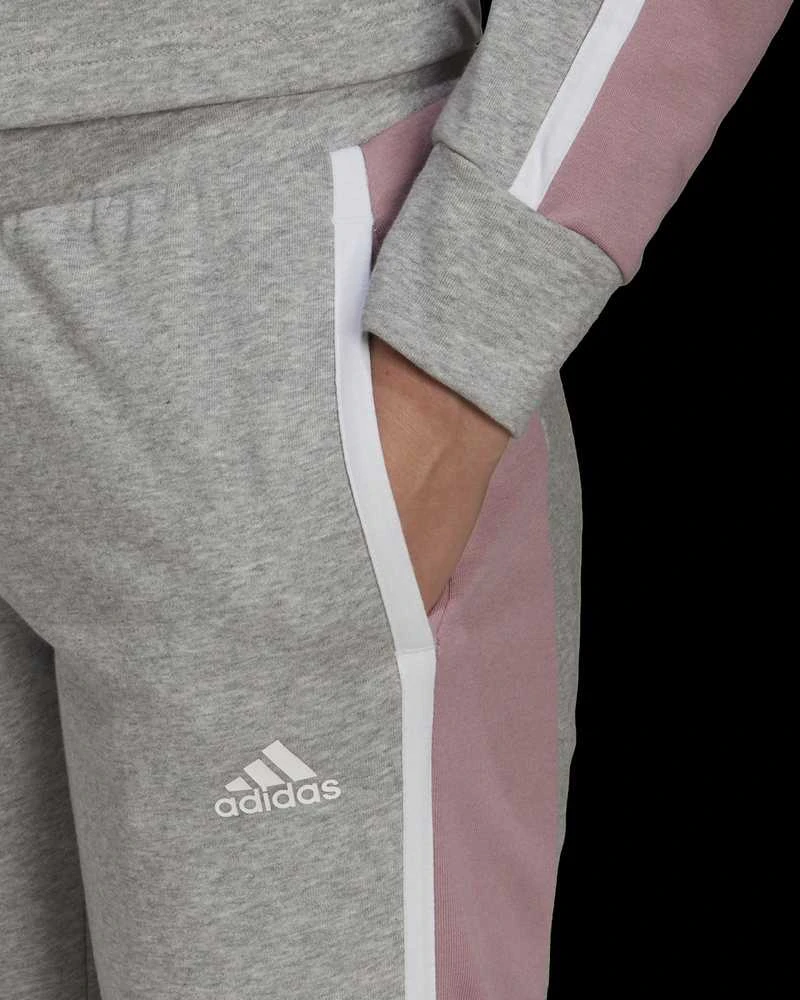 Adidas Sportinis Kostiumas Moterims W Subt Block Ts Pilkas HD9024