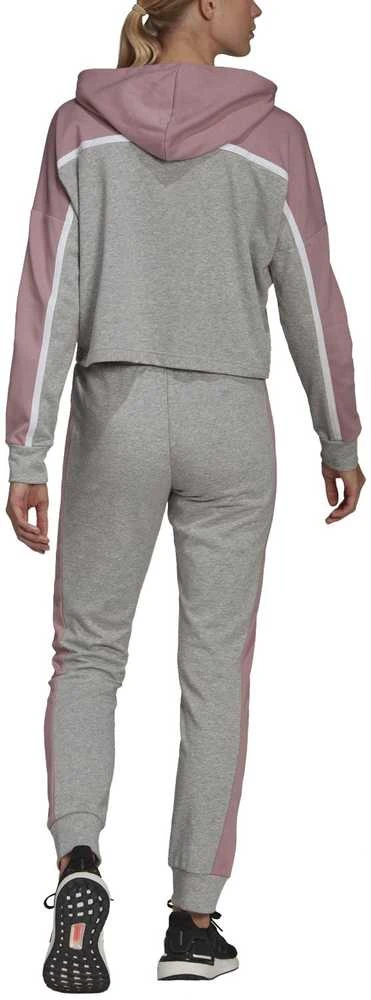 Adidas Sportinis Kostiumas Moterims W Subt Block Ts Pilkas HD9024