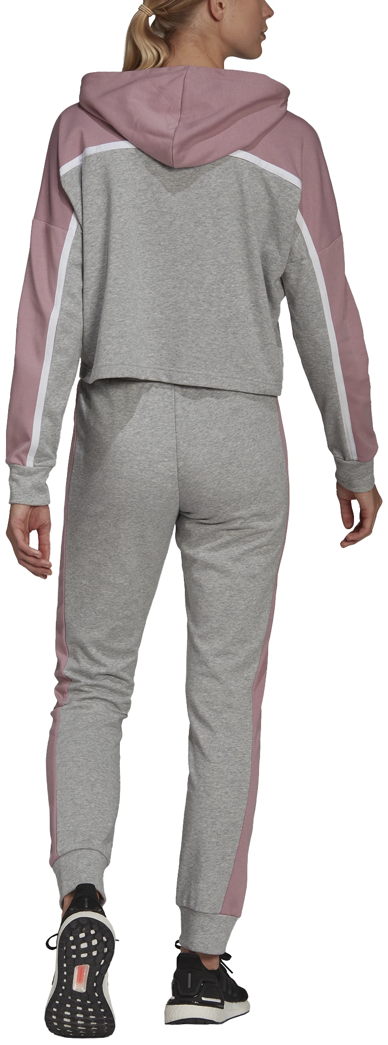 Adidas Sportinis Kostiumas Moterims W Subt Block Ts Pilkas HD9024