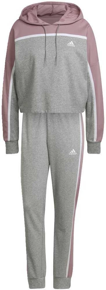Adidas Sportinis Kostiumas Moterims W Subt Block Ts Pilkas HD9024