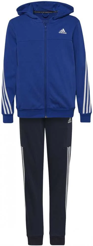 Adidas Sportinis Kostiumas Paaugliams B Cotton Ts Juodas Mėlyna HP1437