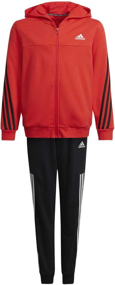 Adidas Sportinis Kostiumas Paaugliams B Cotton Ts Juodas Raudona HF4509