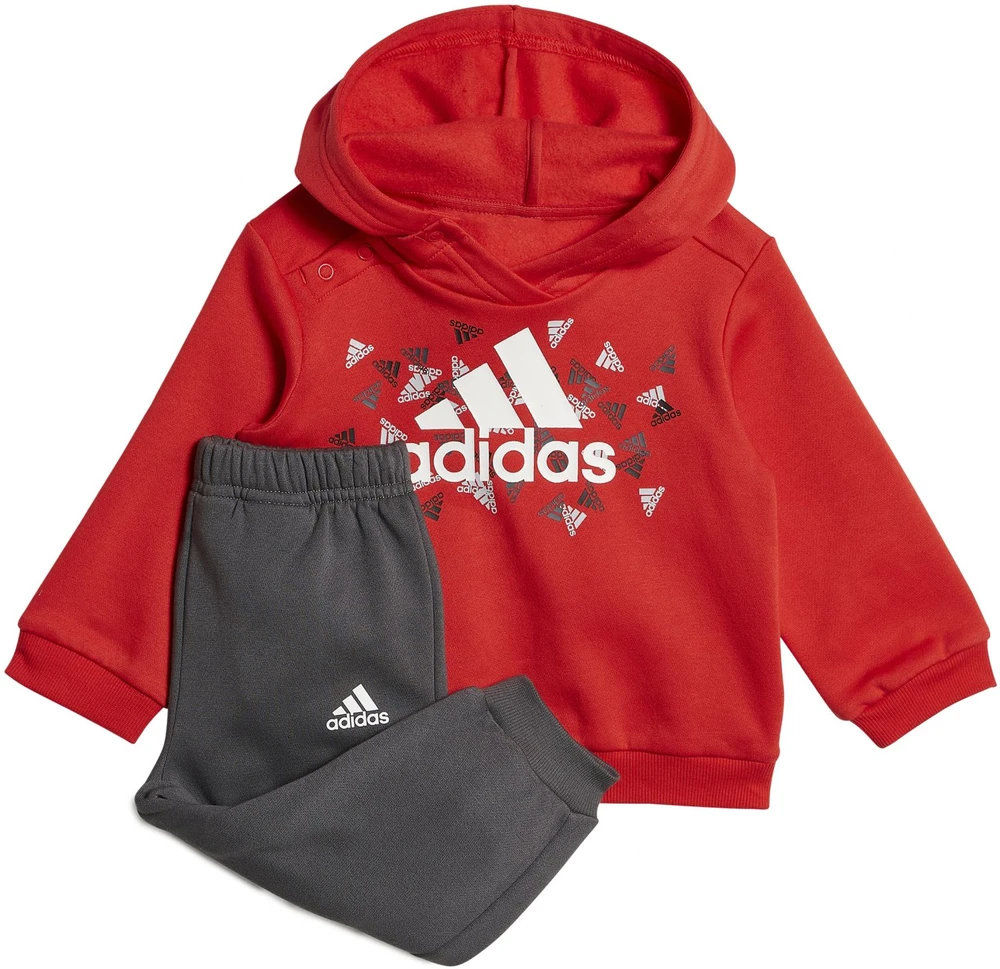 Adidas Sportinis Kostiumas Vaikams I Bos Gra Jog Pilkas Raudona HU1553