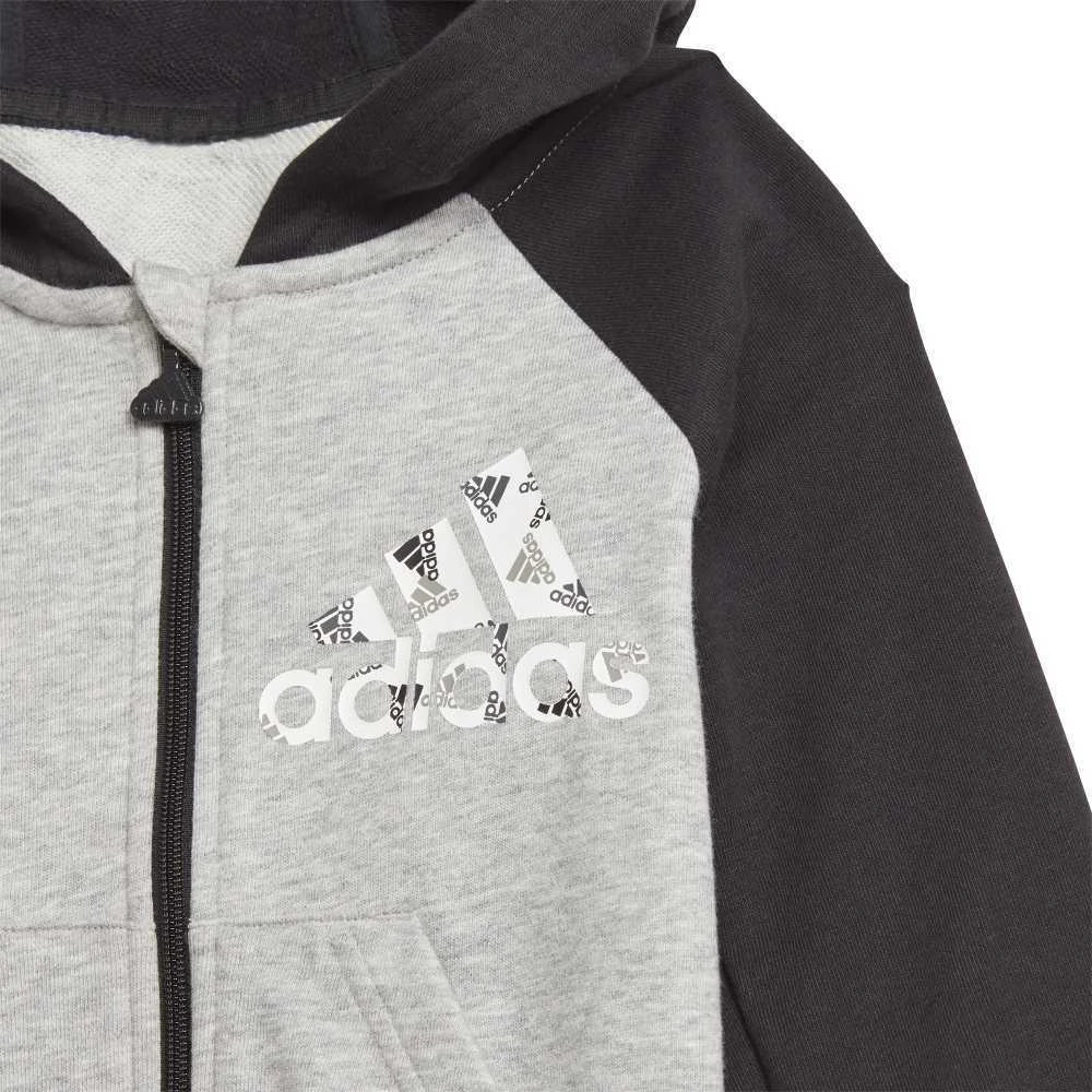 Adidas Sportinis Kostiumas Vaikams I Bos Logo Fz J Pilkas Juodas GT9500