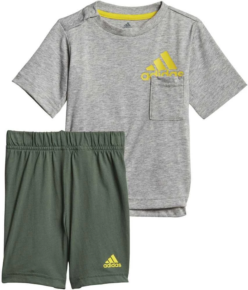 Adidas Sportinis Kostiumas Vaikams I Bos Sum Set Pilkas Žalias