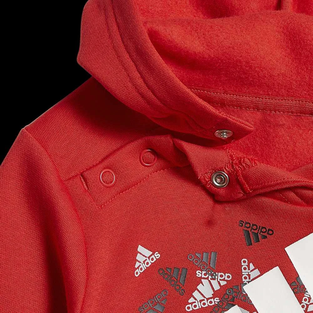 Adidas Sportinis Kostiumas Vaikams I Bos Gra Jog Pilkas Raudona HU1553