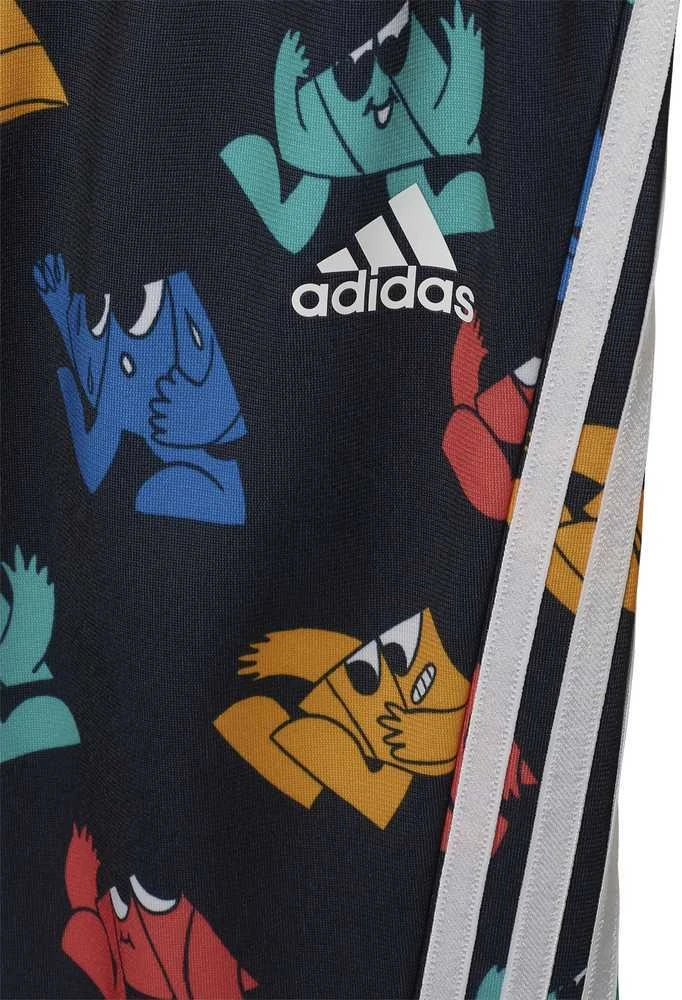 Adidas Sportinis Kostiumas Vaikams I Fi Shiny Jog Juodas HF1971