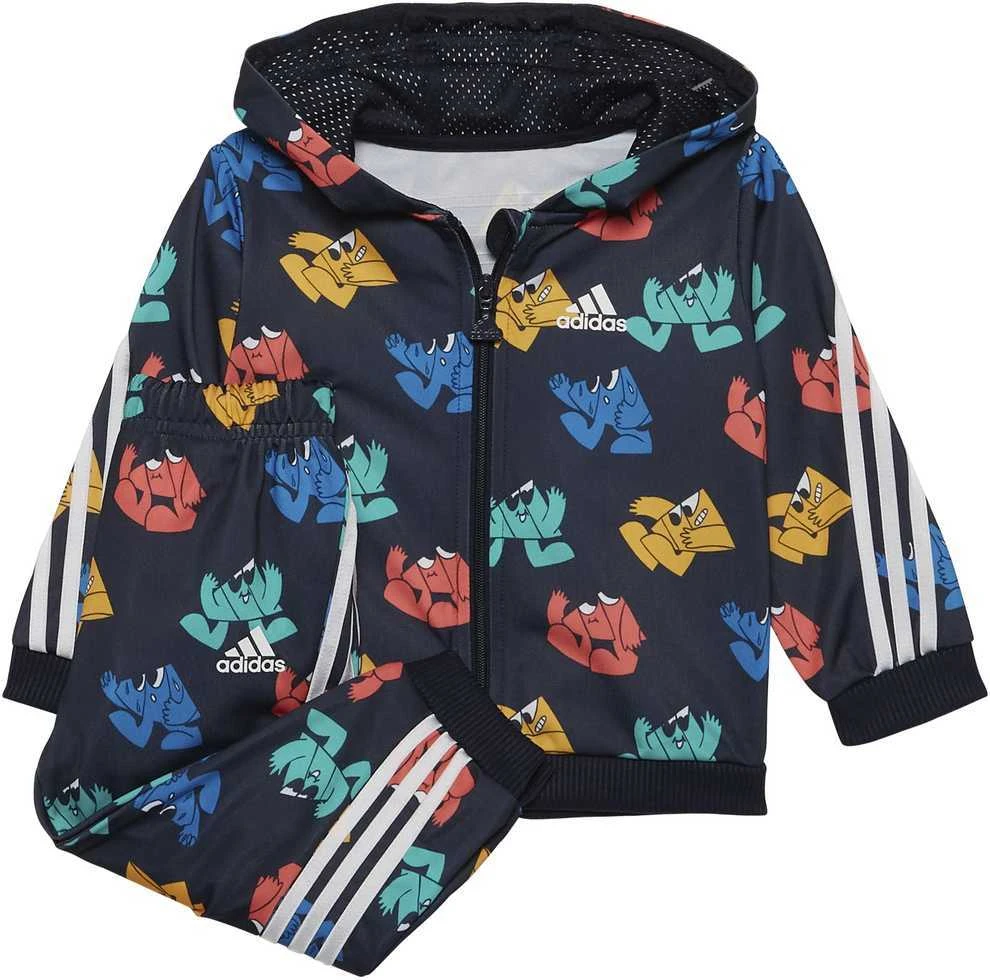 Adidas Sportinis Kostiumas Vaikams I Fi Shiny Jog Juodas HF1971