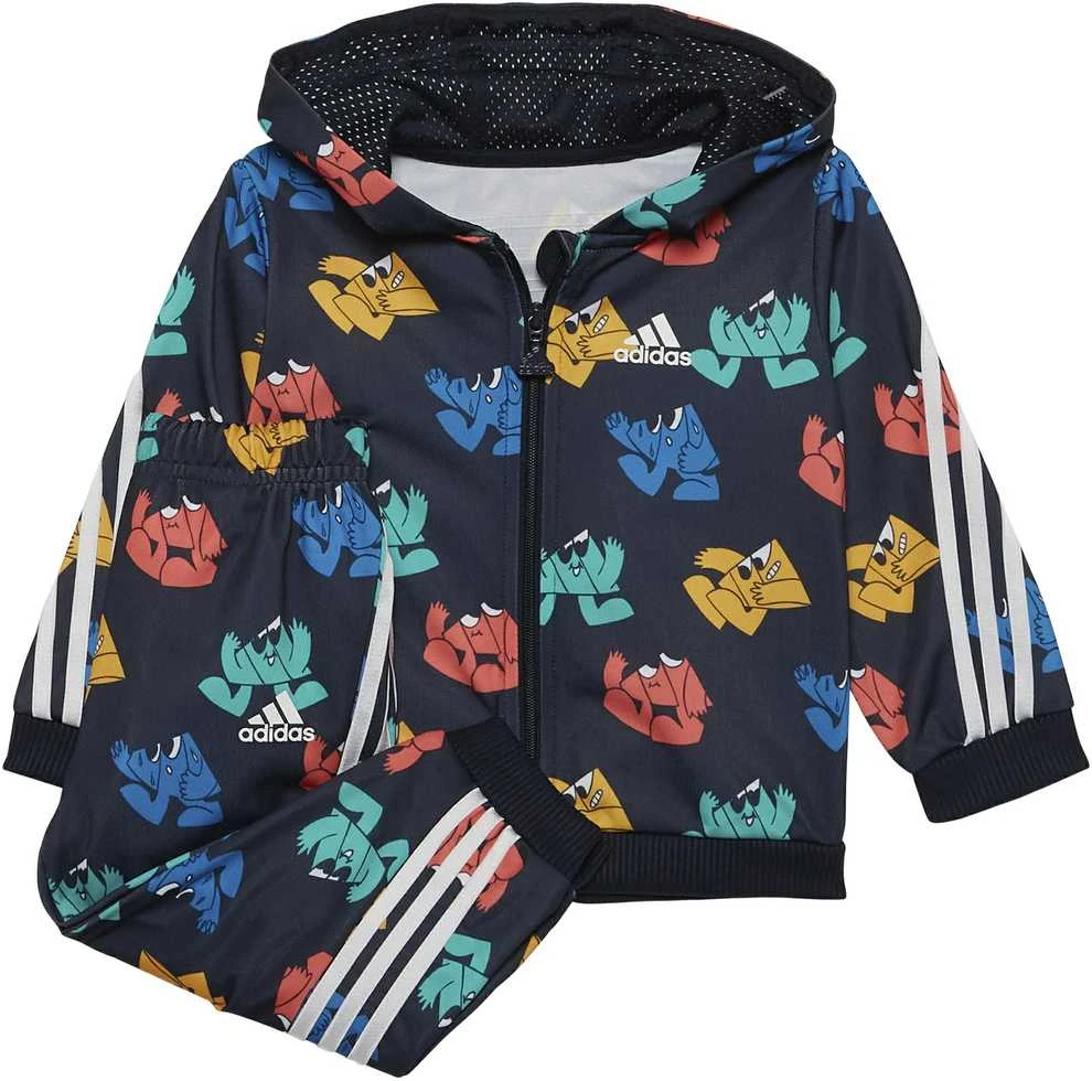 Adidas Sportinis Kostiumas Vaikams I Fi Shiny Jog Juodas HF1971