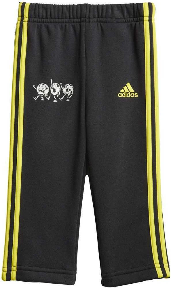 Adidas Sportinis Kostiumas Vaikams I Lil 3s Jog Fl Juodas Žalias GN7258