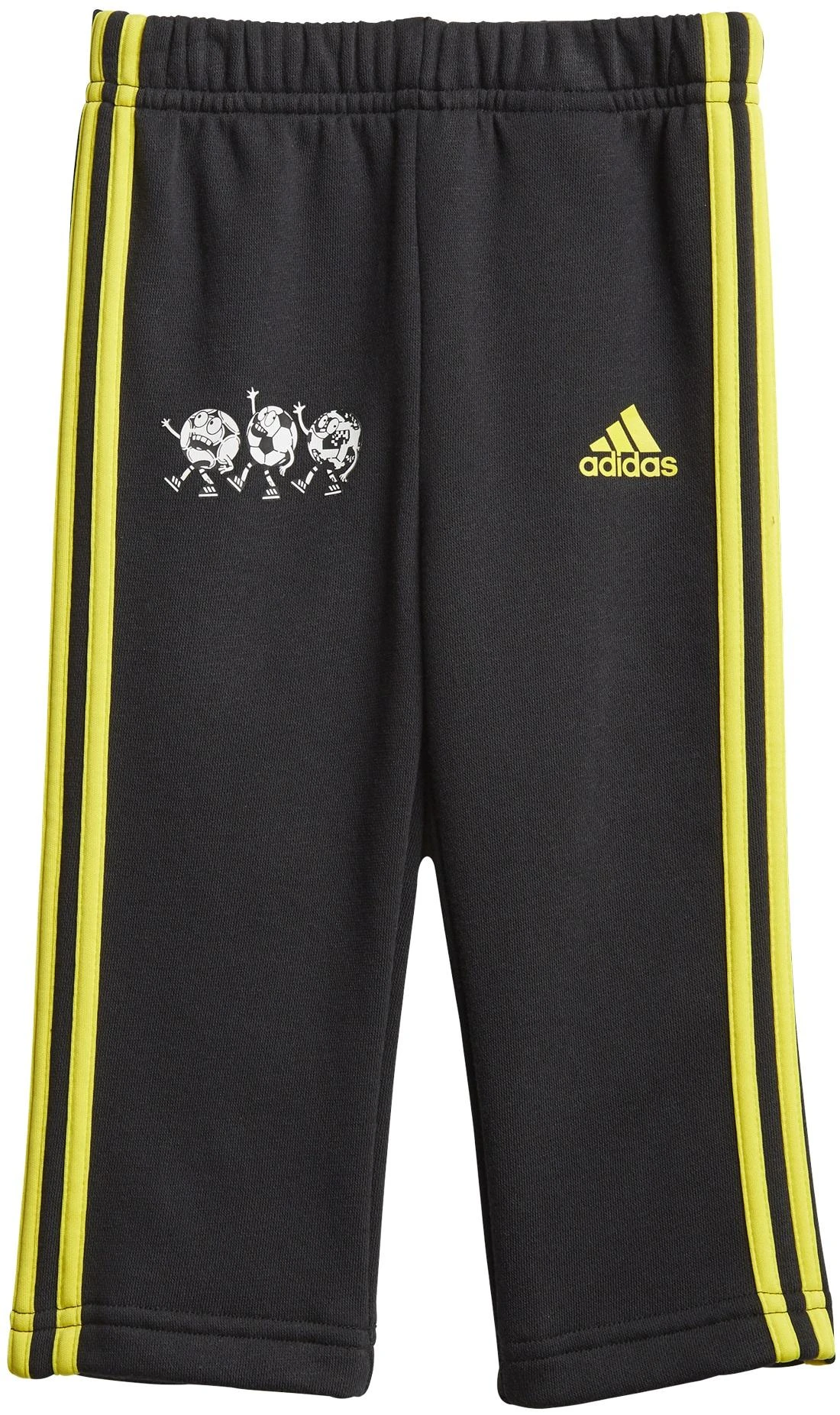 Adidas Sportinis Kostiumas Vaikams I Lil 3s Jog Fl Juodas Žalias GN7258