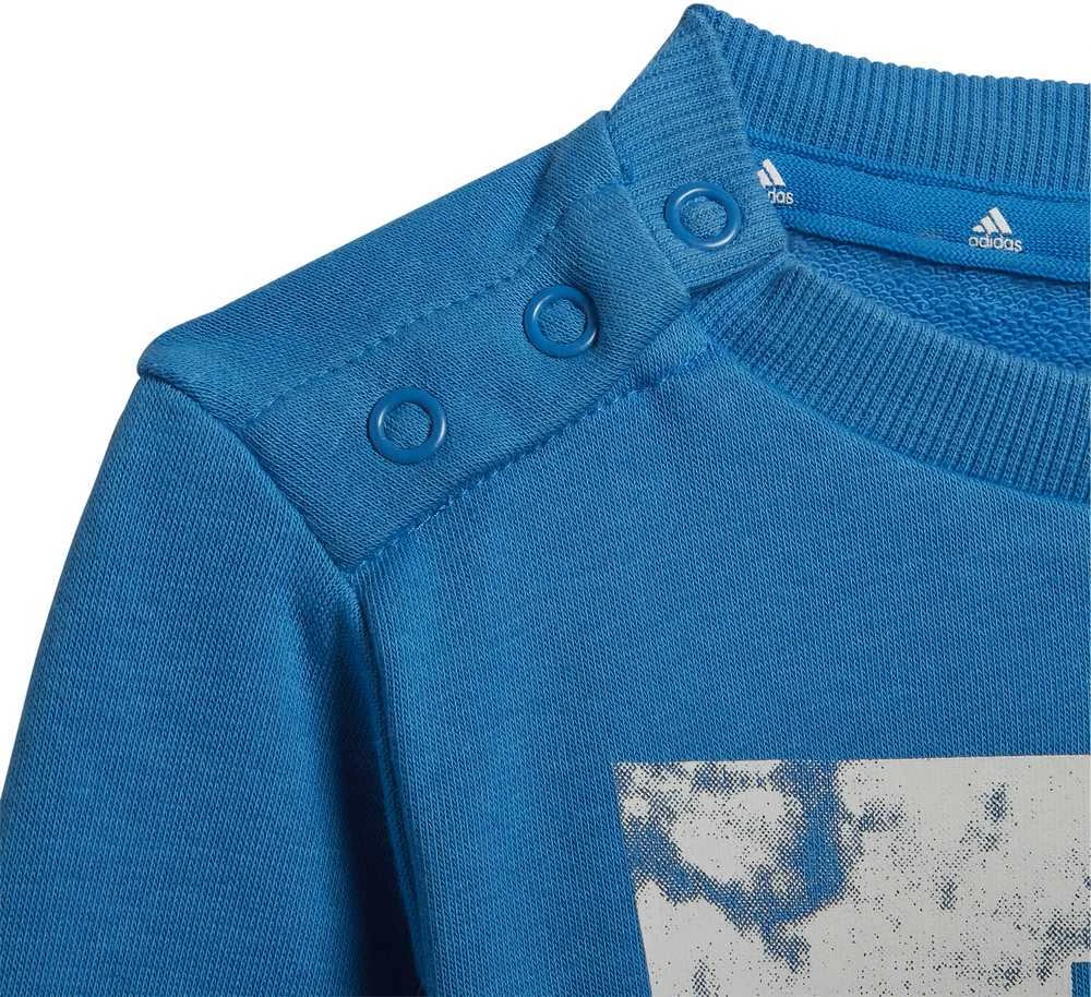 Adidas Sportinis Kostiumas Vaikams I Lin Ft Jog Pilkas Mėlyna HF1910