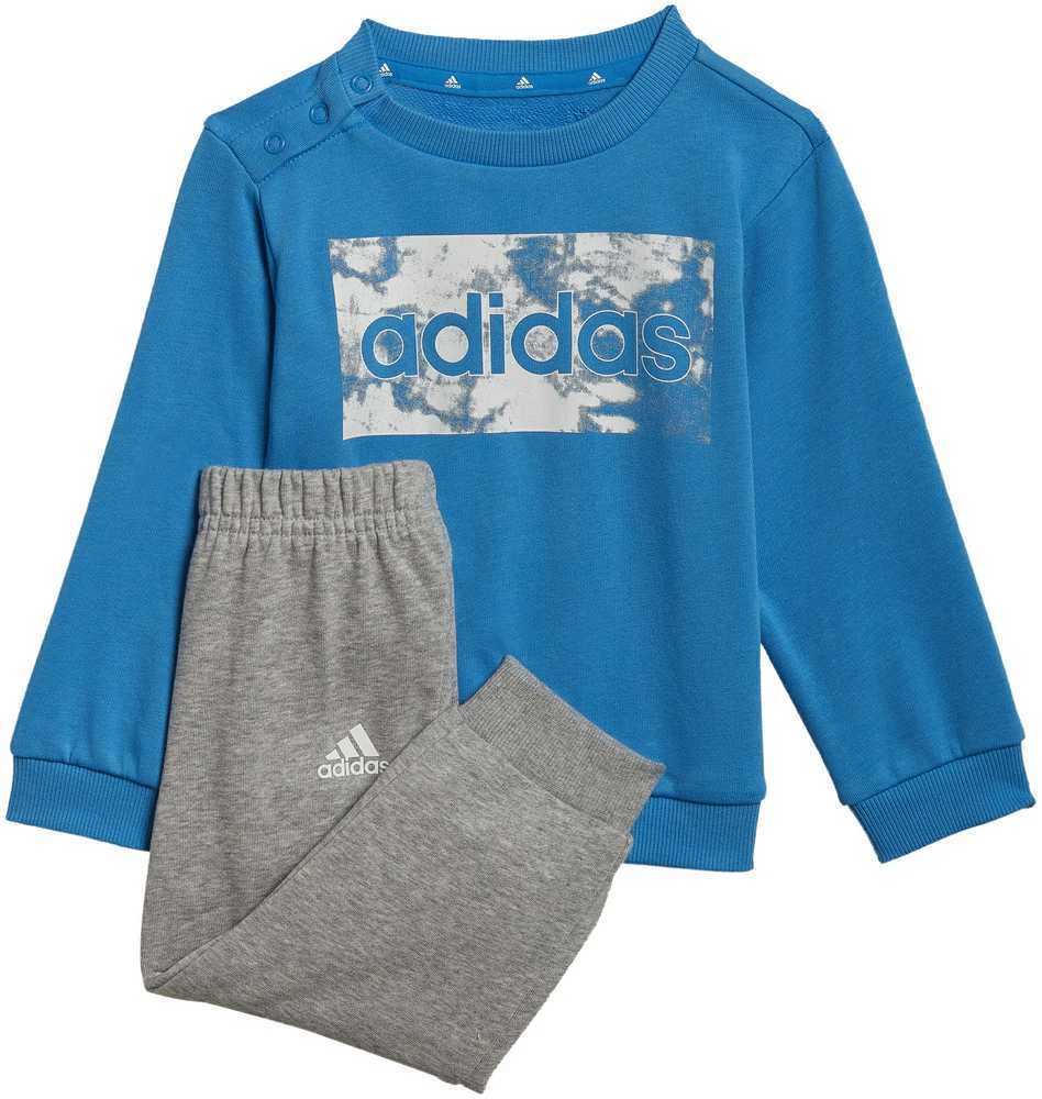 Adidas Sportinis Kostiumas Vaikams I Lin Ft Jog Pilkas Mėlyna HF1910