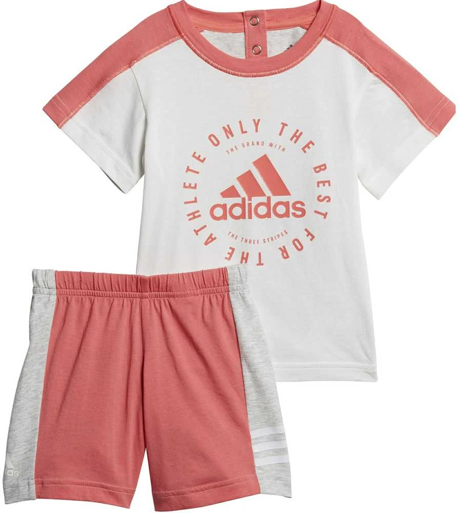 Adidas Sportinis Kostiumas Vaikams I Print Sum Set Baltas Raudona DV1261