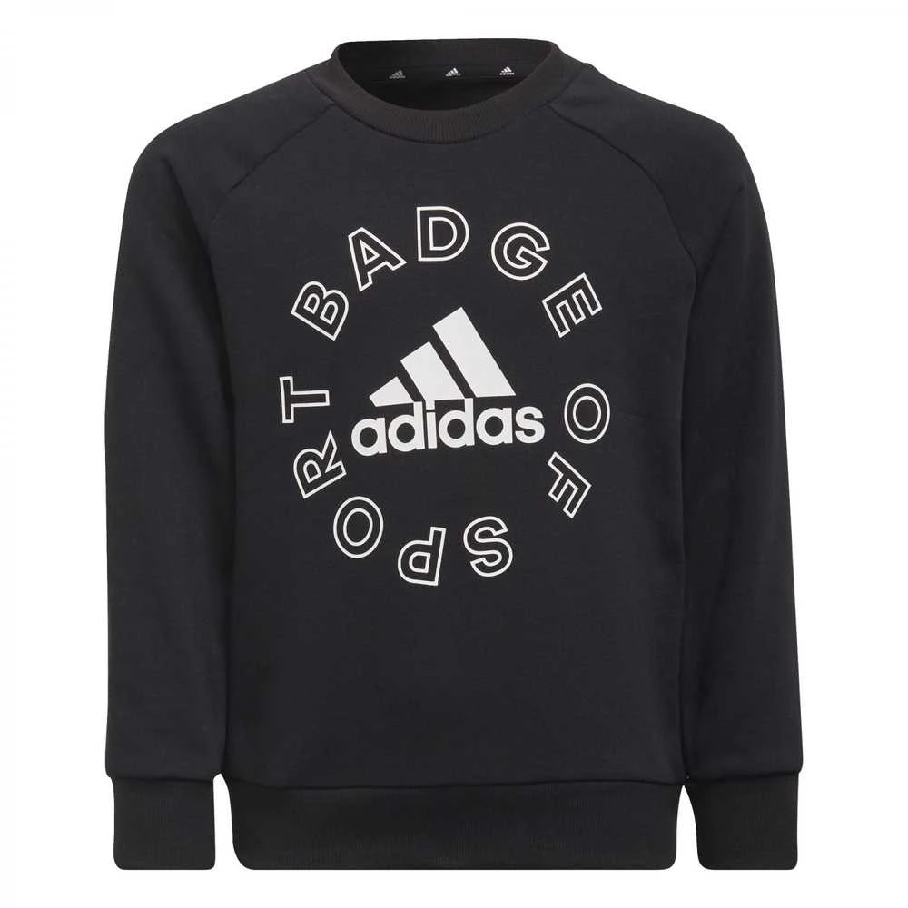 Adidas Sportinis Kostiumas Vaikams Lk Logo Jog Set Juodas H65797