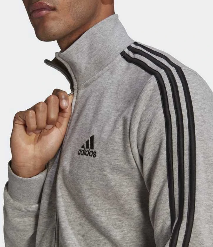 Adidas Sportinis Kostiumas Vyrams M 3s Ft Tt Ts Pilkas Juodas
