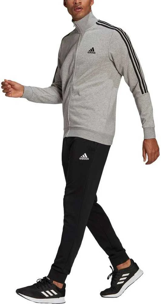 Adidas Sportinis Kostiumas Vyrams M 3s Ft Tt Ts Pilkas Juodas