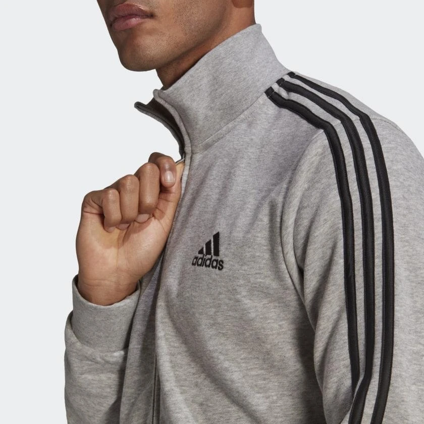 Adidas Sportinis Kostiumas Vyrams M 3s Ft Tt Ts Pilkas Juodas