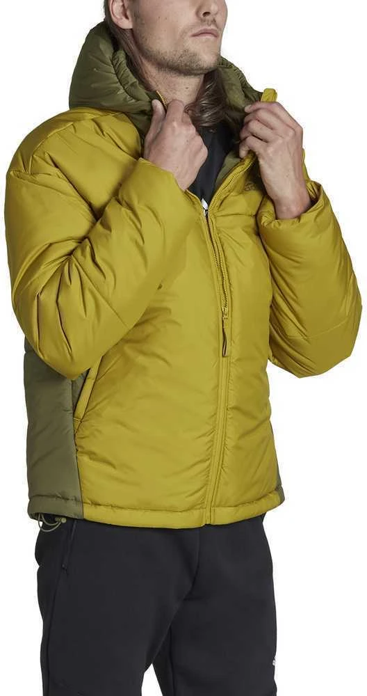 Adidas Striukė Bsc 3s Puffy Hj Žalias Geltona HG8753