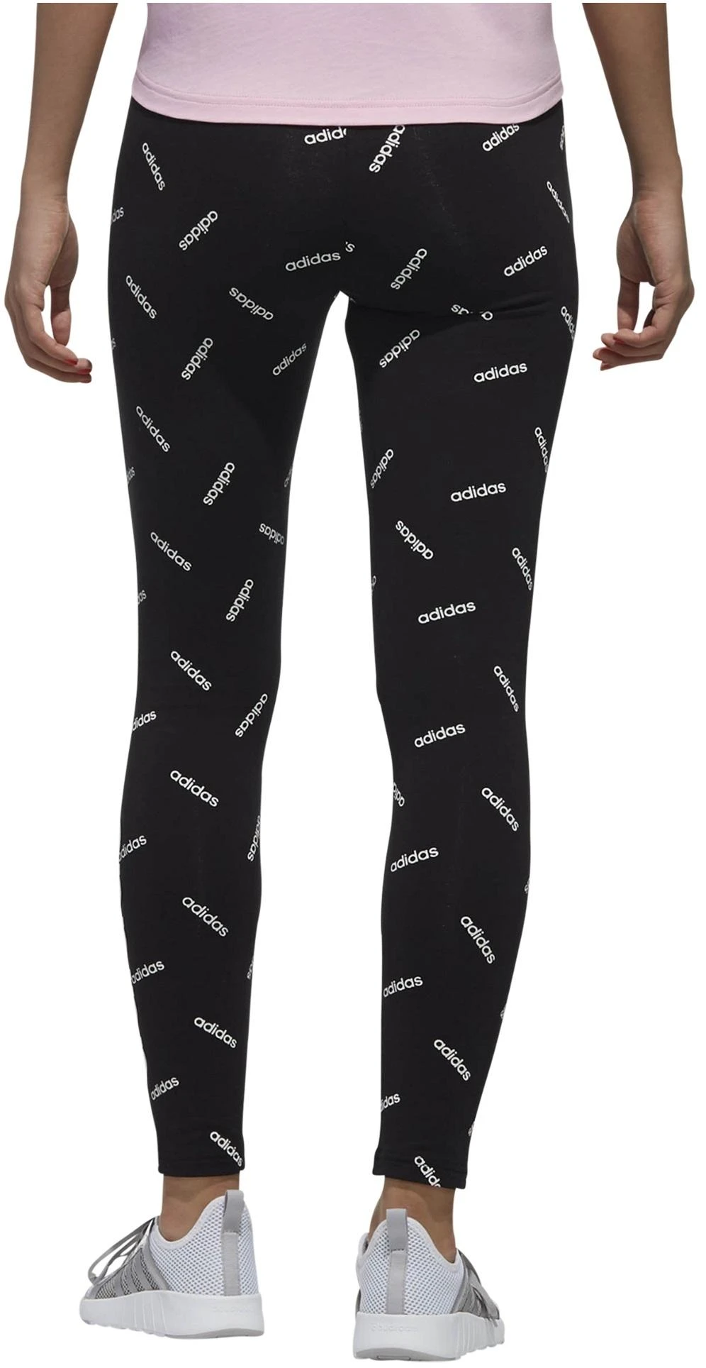 Adidas Tamprės Moterims W Aop Tights Juodas DW8021
