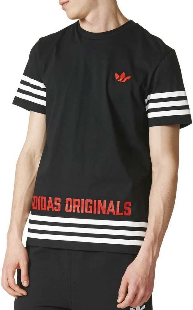 Adidas Originals Marškinėliai STREET GRP TEE Juodas AZ1141