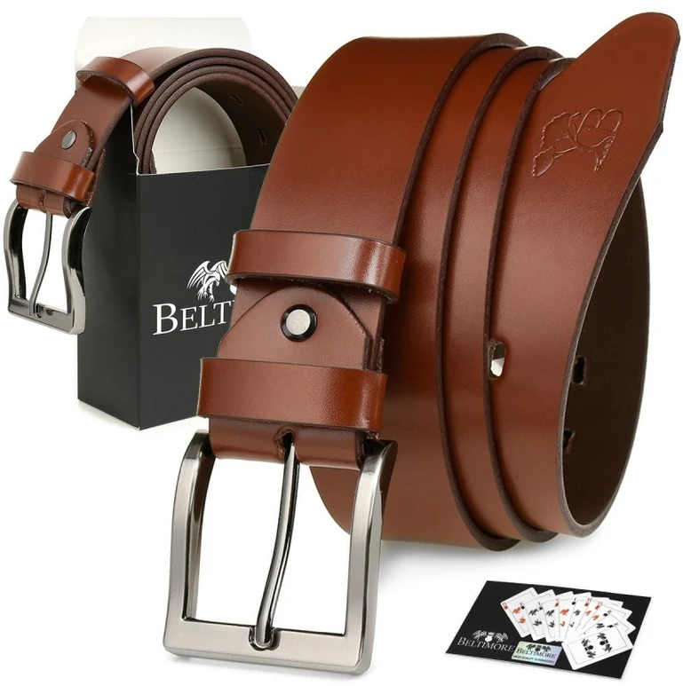 Beltimore Odinis Diržas Vyrams Brown E03/BROWN