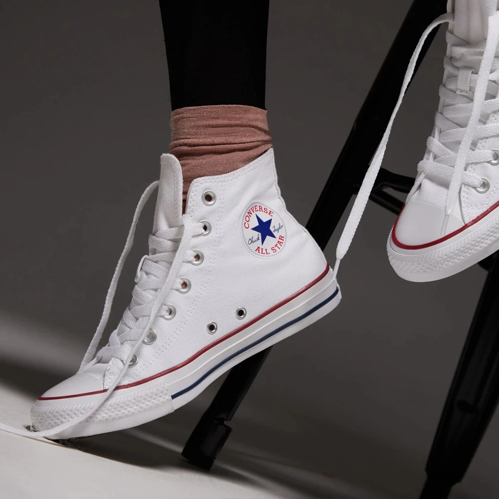 Converse Avalynė Moterims All Star HI Optical Baltas M7650C