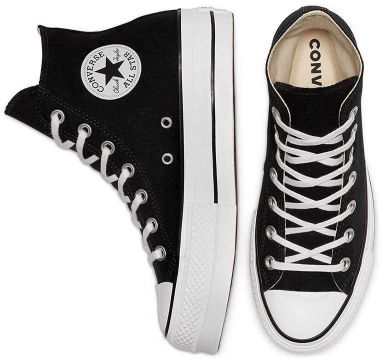 Converse Avalynė Moterims Ctas Lift Hi Juodas 560845C