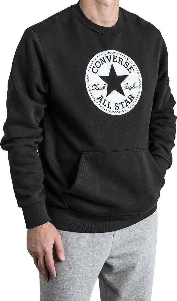 Converse Džemperis Chuck Patch Graphic Crew VGH Juodas