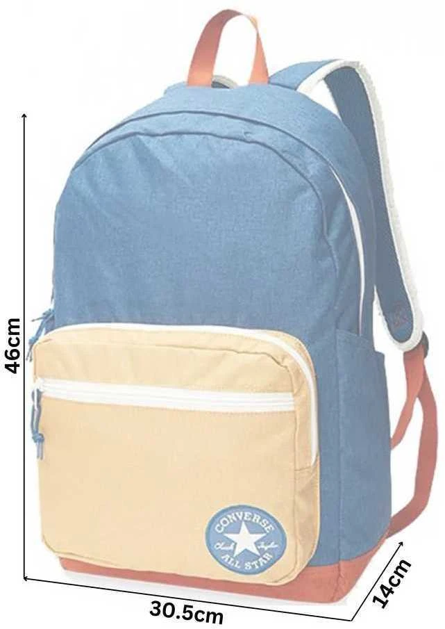 Converse Kuprinė GO 2 Backpack Court Mėlyna rusvai gelsvas 10018975 401