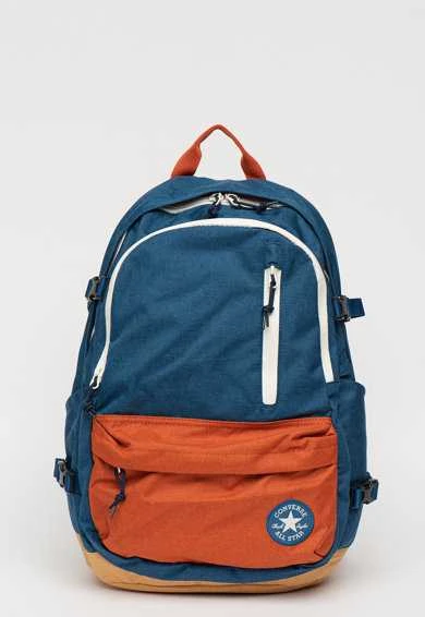 Converse Kuprinė Straight Edge Backpack Mėlyna Oranžinis 10018972 401
