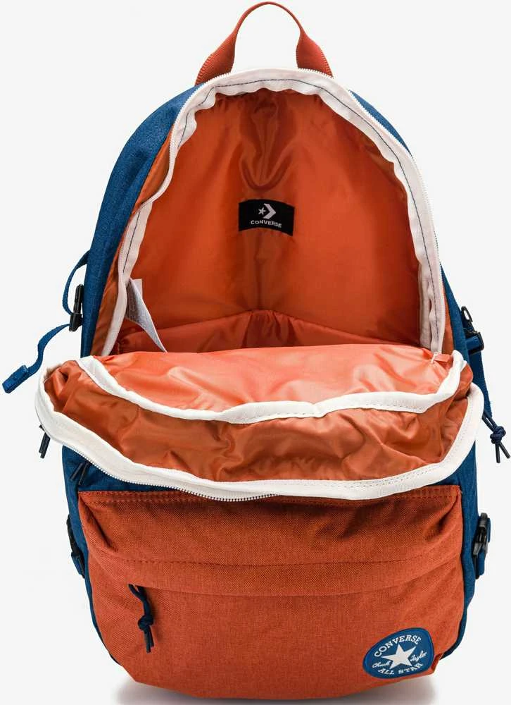 Converse Kuprinė Straight Edge Backpack Mėlyna Oranžinis 10018972 401