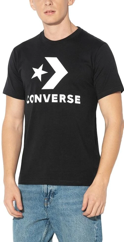 Converse Marškinėliai Star Chevron Tee Juodas 10007888 001