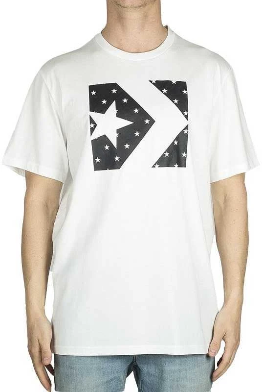 Converse Marškinėliai Star Fill Chevron Tee Baltas 10005885 102
