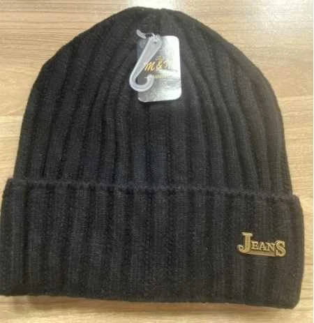 Denim House Kepurė Juodas M-8001/Juodas