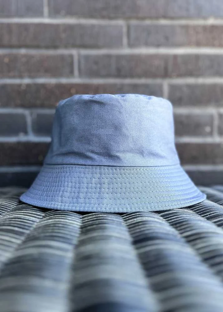 Denim House Panama Dvipusė Kepurė Gray DH1013/Mėlynas